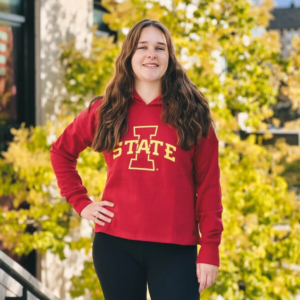 Authentic Brand Women's I-State Cardinal Hoodie